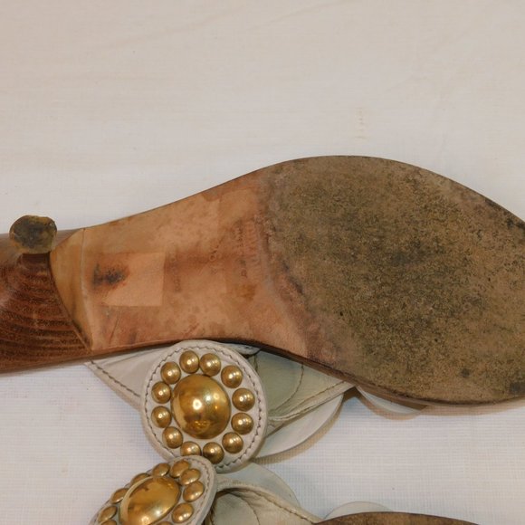 Miu Miu Sandals Made In Italy Size 36.5 - Picture 11 of 13